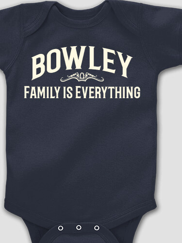 Family Navy Baby Bodysuit
