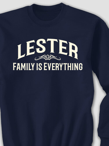 Family Navy Adult Sweatshirt