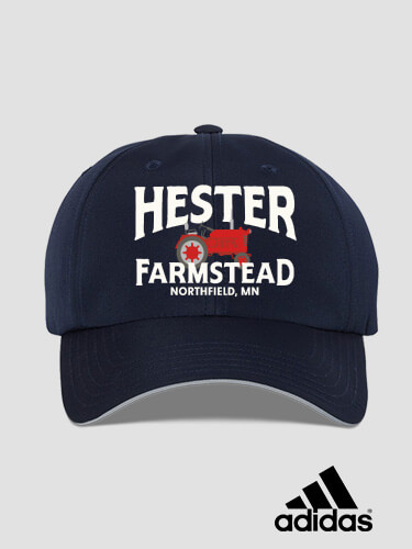 Farmstead Navy Embroidered Adidas Hat