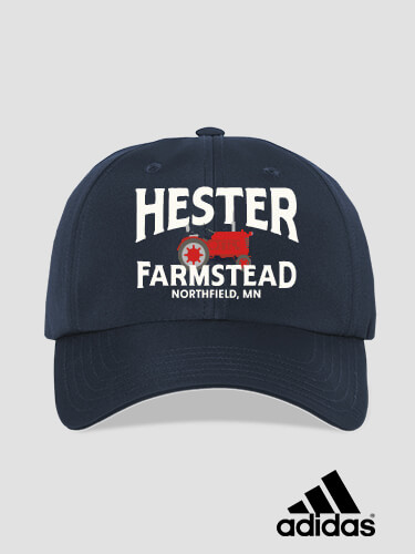 Farmstead Navy Embroidered Adidas Hat