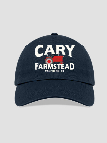 Farmstead Navy Embroidered Hat