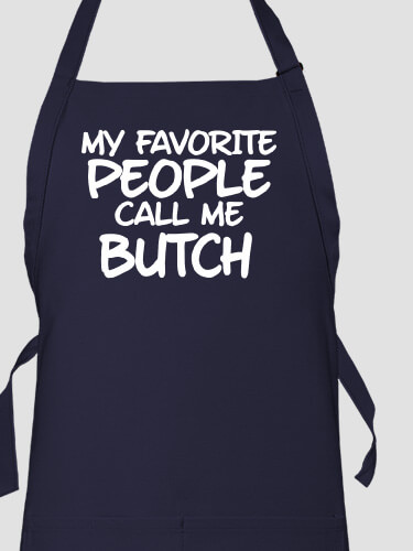 Favorite People Navy Apron