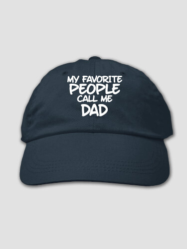 Favorite People Navy Embroidered Hat