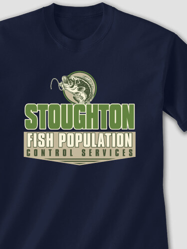 Fish Services Navy Adult T-Shirt