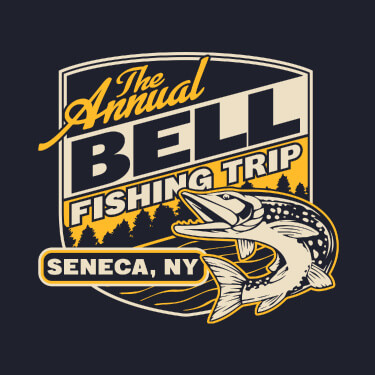 Navy Fishing Trip Personalized default 