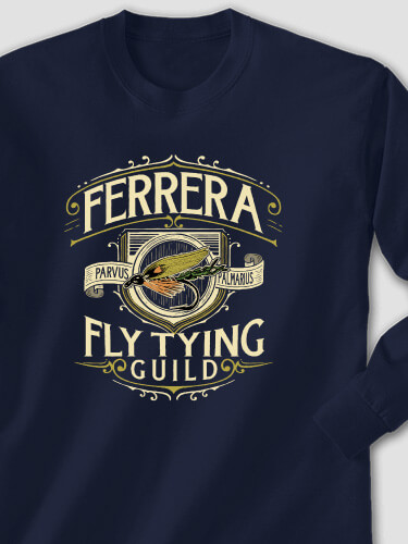 Fly Tying Guild Navy Adult Long Sleeve