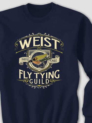 Fly Tying Guild Navy Adult Sweatshirt