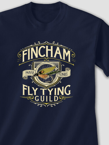 Fly Tying Guild Navy Adult T-Shirt
