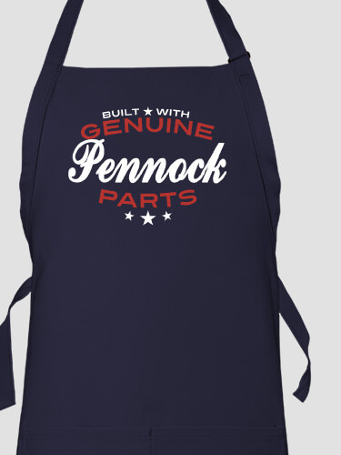 Genuine Parts Navy Apron