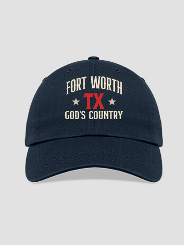 God's Country Navy Embroidered Hat