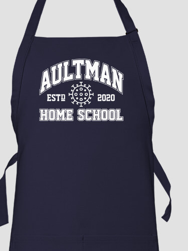 Homeschool 2020 Navy Apron