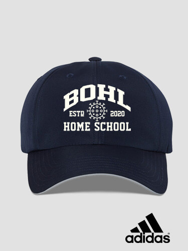 Homeschool 2020 Navy Embroidered Adidas Hat