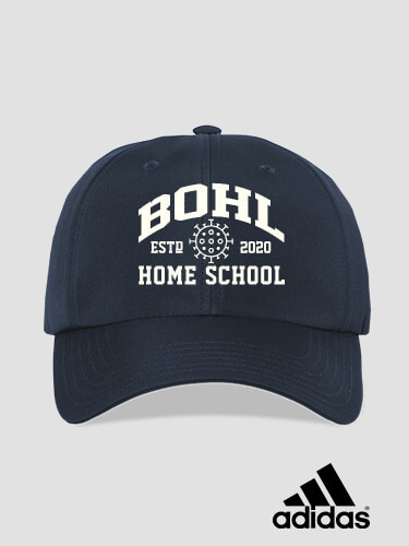 Homeschool 2020 Navy Embroidered Adidas Hat