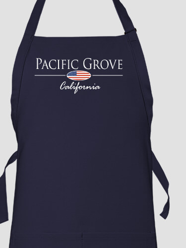 Hometown Flag Navy Apron