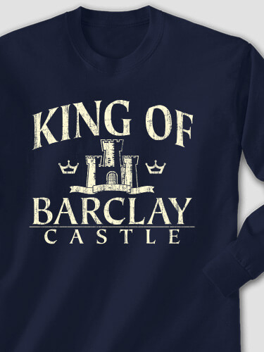 King Of The Castle Navy Adult Long Sleeve