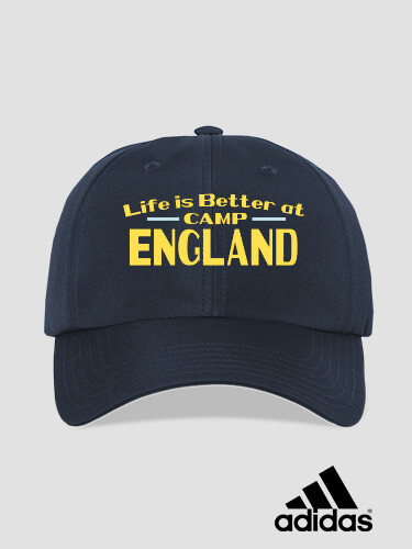 Life Is Better Navy Embroidered Adidas Hat