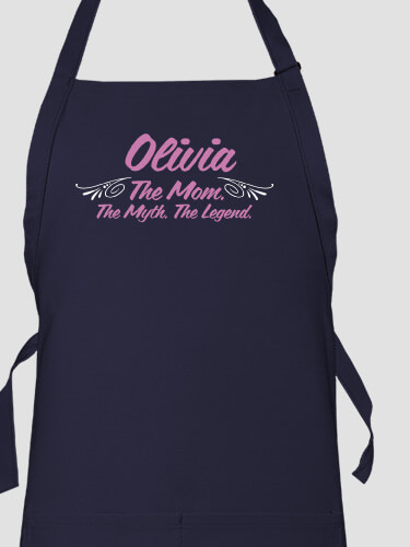 Mom Myth Legend Navy Apron