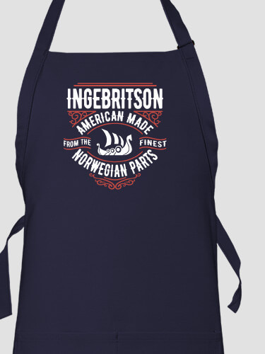 Norwegian Parts Navy Apron