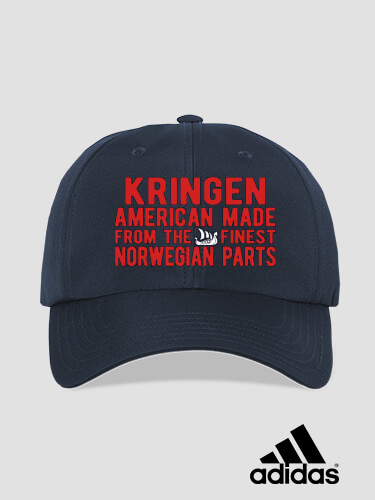 Norwegian Parts Navy Embroidered Adidas Hat
