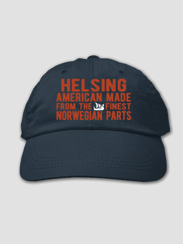 Norwegian Parts Navy Embroidered Hat