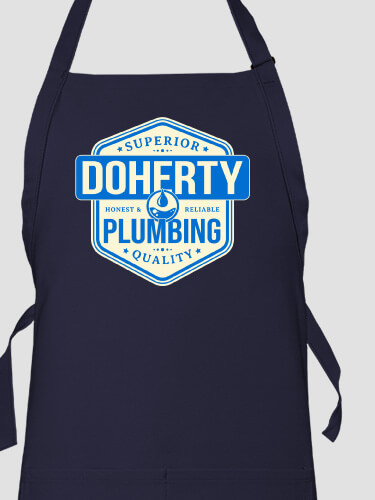 Plumbing Navy Apron