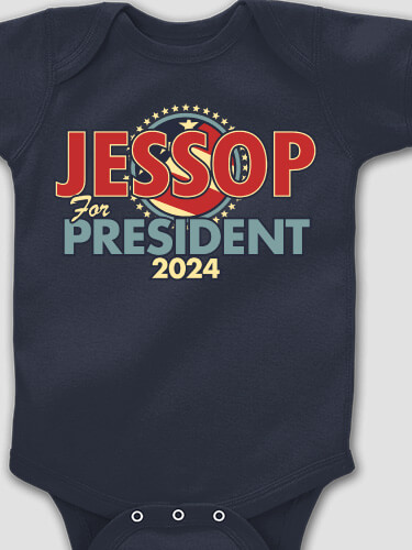 Presidential Election Navy Baby Bodysuit