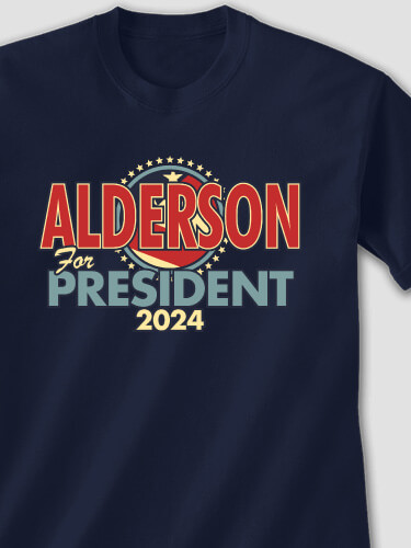 Presidential Election Navy Adult T-Shirt