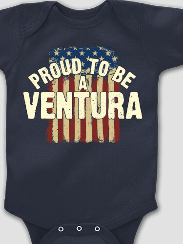 Proud To Be Navy Baby Bodysuit