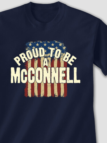Proud To Be Navy Adult T-Shirt