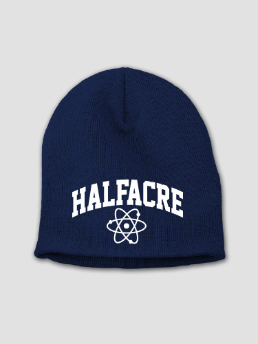 Science Navy Embroidered Beanie