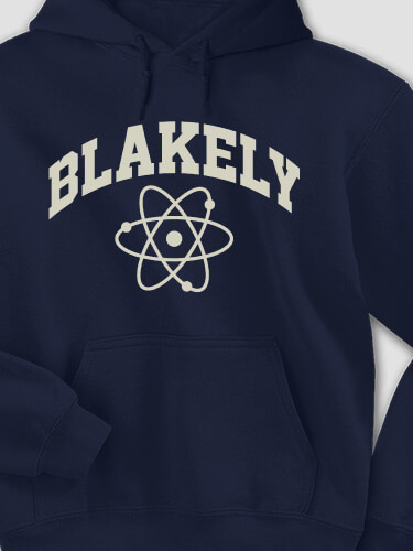 Science Navy Adult Hooded Sweatshirt