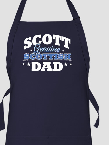 Scottish Dad Navy Apron