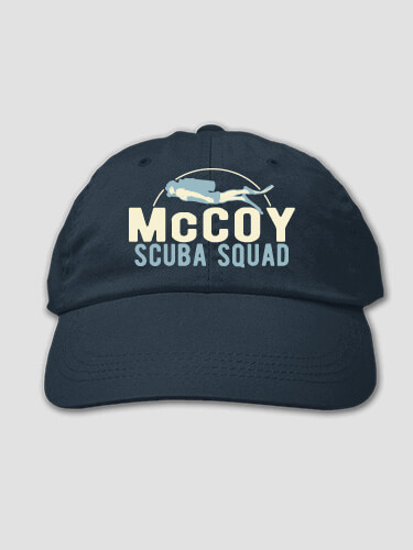 Scuba Navy Embroidered Hat
