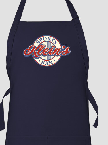 Sports Bar Navy Apron