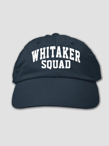 Squad Navy Embroidered Hat