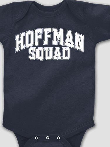 Squad Navy Baby Bodysuit