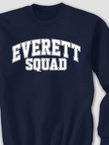 Squad Navy Adult Sweatshirt