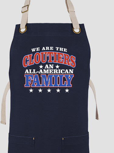 All American Navy/Stone Canvas Work Apron