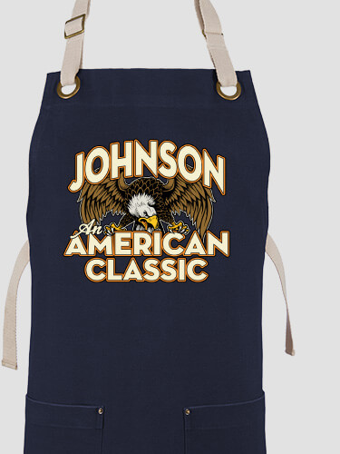 American Classic Navy/Stone Canvas Work Apron