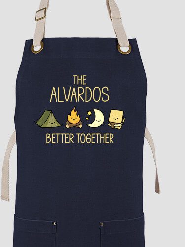 Better Together Camping Navy/Stone Canvas Work Apron