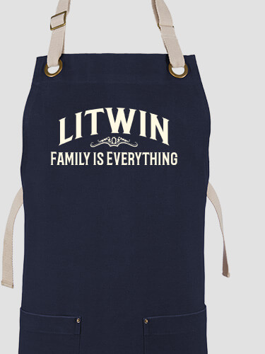 Family Navy/Stone Canvas Work Apron