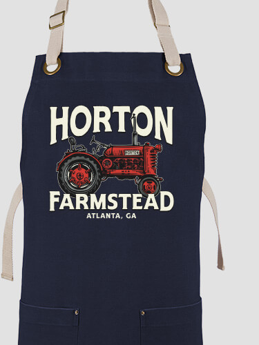 Farmstead Navy/Stone Canvas Work Apron