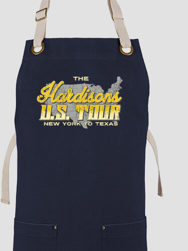U.S. Tour Navy/Stone Canvas Work Apron