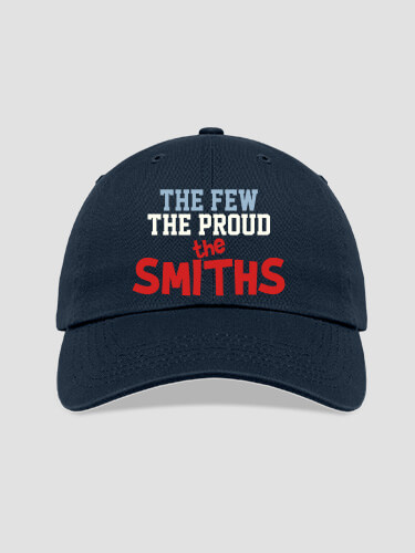 The Few The Proud Navy Embroidered Hat