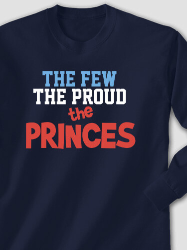 The Few The Proud Navy Adult Long Sleeve