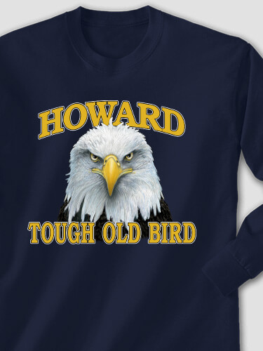 Tough Old Bird Navy Adult Long Sleeve