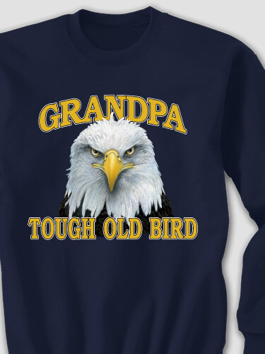 Tough Old Bird Navy Adult Sweatshirt