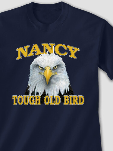 Tough Old Bird Navy Adult T-Shirt