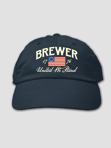United We Stand Navy Embroidered Hat