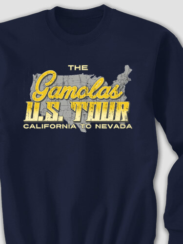 U.S. Tour Navy Adult Sweatshirt